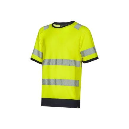 U-POWER HL387YF-L - T-shirt haute visibilité GLOSS, Jaune fluo (3 pcs.)