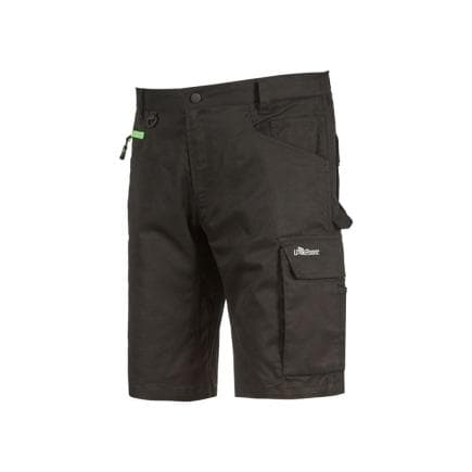 U-POWER HY360BC-M - Short de travail GAME, Noir de carbone