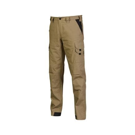 U-POWER ST420DS-L - Pantalons de travail FRESCO, Sable du désert