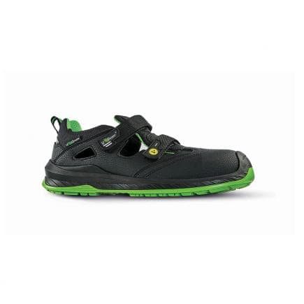 U-POWER RI30416-39 - Sandales de sécurité Brook UK ESD S1P SRC, noir