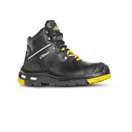 U-POWER RL10514-43 - Chaussures de sécurité hautes Ronan S3 HI CI HRO SRC, noir
