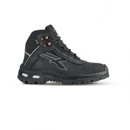 U-POWER RL1E144-43 - Chaussures de sécurité hautes Domination S3 WR CI SRC, noir