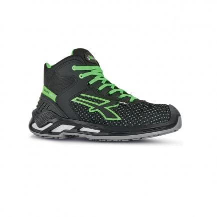 U-POWER RS10114-42 - Chaussures de sécurité hautes Harry ESD S3 CI SRC, noir