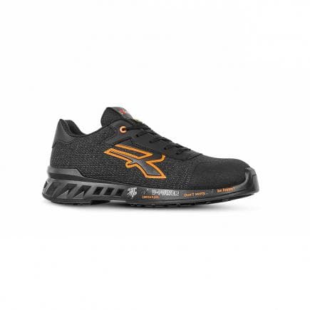 U-POWER RV20026-42 - Chaussures de sécurité basses Bruce ESD S1P SRC, noir