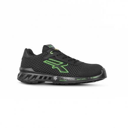 U-POWER RV20054-47 - Chaussures de sécurité basses Steve ESD S3 CI SRC, noir