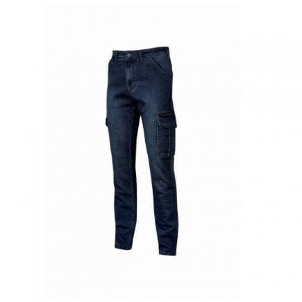 U-POWER EX244DB-33 - Jean cargo de travail Tommi Deep Blue