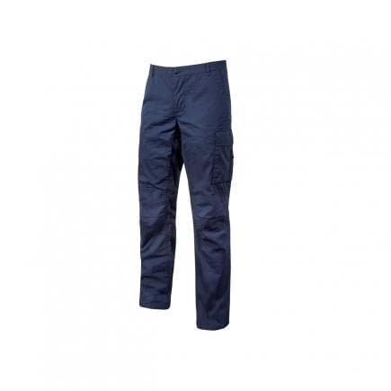 U-POWER EY123WB-L - Pantalon de travail en toile de coton élastiquée Ocean WestLake Blue
