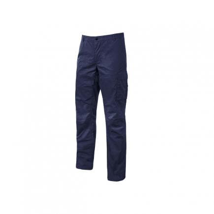 U-POWER EY128WB-S - Pantalon de travail en toile de coton élastiquée Baltic WestLake Blue