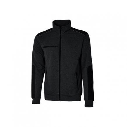 U-POWER EY129BC-M - Sweat entièrement zippé Snug Black Carbon