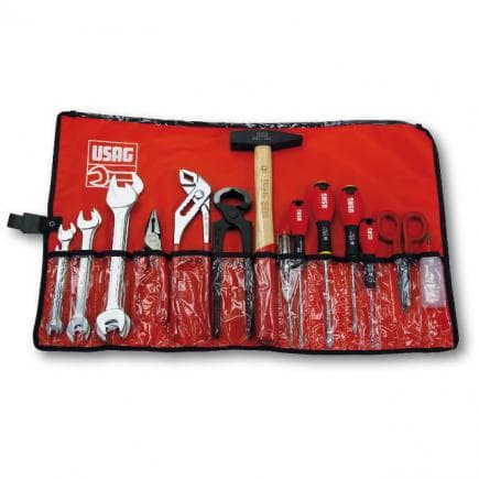 USAG U06300010 - Sac enroulable avec assortiment pour la maintenance de la maison (19 pièces)