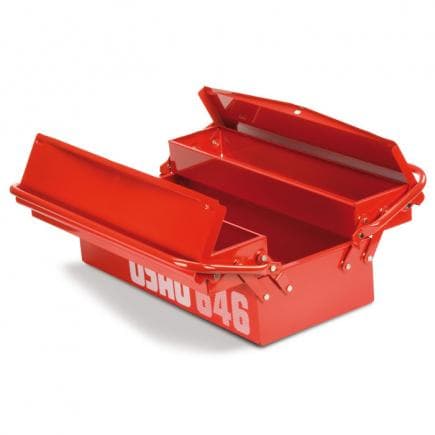 USAG U06460102 - Boîte à outils porte-équipements longue, extensible, à trois compartiments (vide)