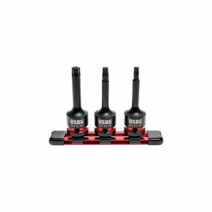 USAG U02340851 - Ensemble de douilles d’impact avec profil hexagonal X-Grip spécial pour vis hexagonales de 1/2" (3 pcs.).