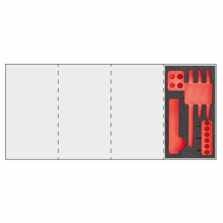 USAG U05190192Q - Module éponge bicolore vide pour 519 m 474S1