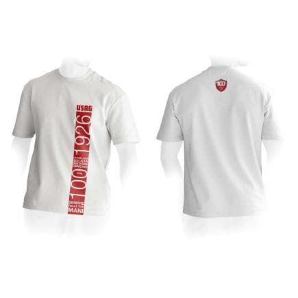 USAG U37180086G - T-shirt blanc 100 ans - Femmes