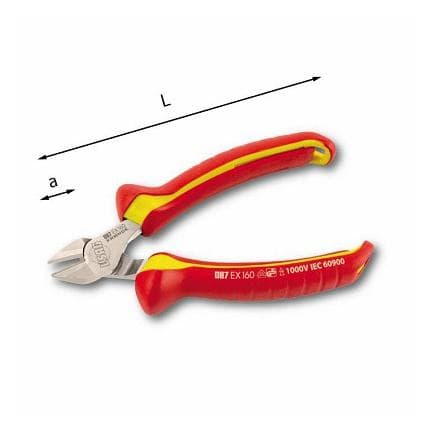USAG U00870107 - PINCES COUPANTES ISOLÉES À TRANCHANT DIAGONAL 1000 V