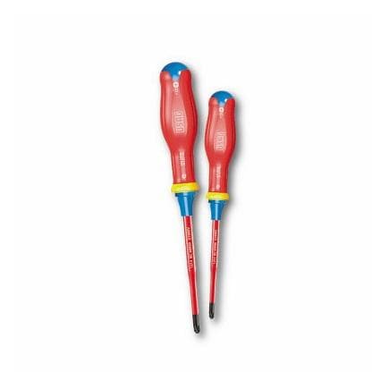 USAG U00910126 - JEU DE 2 TOURNEVIS SLIM POUR VIS À EMPREINTE MIXTE 1000 V