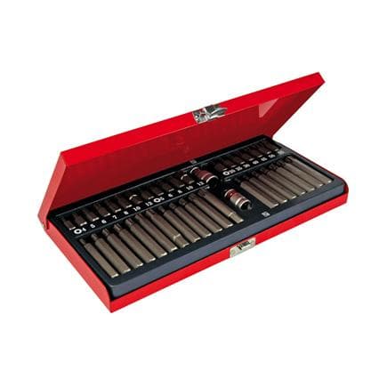 USAG U06920032 - Assortiment d'embouts RIBE avec trou - XZN - TORX® Tamper Resistant® (40 pièces)