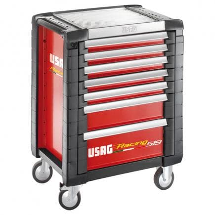 USAG U05190522 - Carrello RACING con assortimento INDUSTRIA 495 I2 (101 pz)