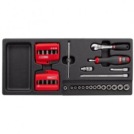 USAG U05190778 - Assortiment de cliquet, douilles et embouts (41 pièces)