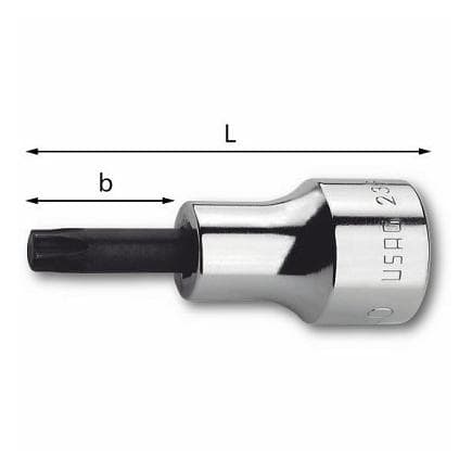 USAG U02332111 - Clé à douille 1/2'' pour vis TORX®