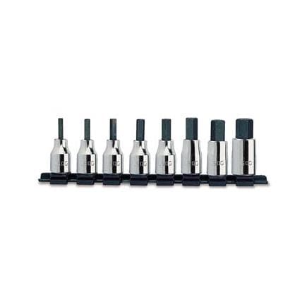 USAG U02342510 - Jeu de 8 clés à douille 1/2" pour vis à six pans creux