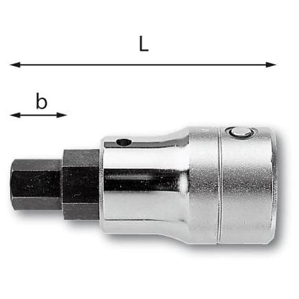 USAG U02343018 - Clé à douille 3/4" pour vis à six pans creux