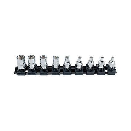 USAG U02359185 - Jeu de 9 clés à douille 3/8'' TORX®