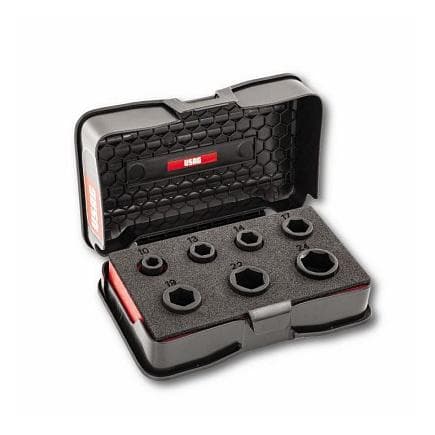 USAG U02359282 - Assortiment de douilles impact en coffret ABS (7 pièces)
