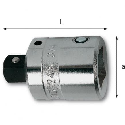 USAG U02460301 - Raccord réducteur pour clés à douille 3/4''