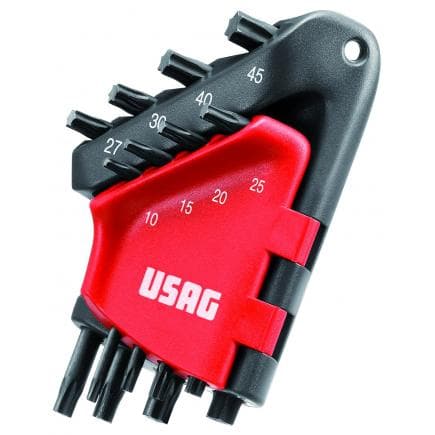 USAG U02800576 - Jeu de 8 clés mâles pour vis TORX®