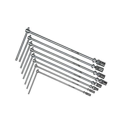 USAG U02760484 - Jeu de 8 clés en T articulées