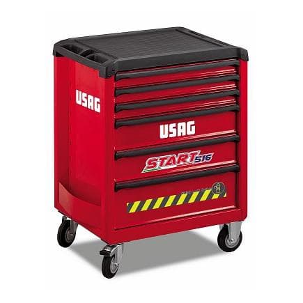 USAG U05160013 - 516 SP6SV CARRELLO START CON SISTEMA ANTIRIBALTAMENTO 6 CASSETTI (VUOTO)