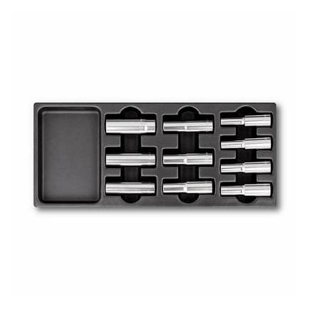 USAG U05190829Q - Module vide pour assortiment de clés à douille longues 12 pans (10 pièces)