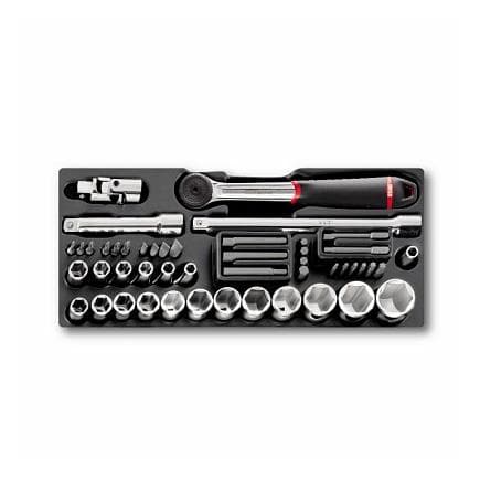 USAG U05190841Q - Module vide pour assortiment de cliquet, douilles et embouts (49 pièces)