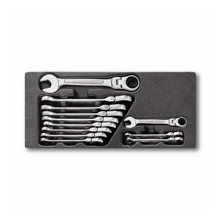 USAG U05190851Q - Module vide pour assortiment de clés mixtes à cliquet articulées (12 pièces)