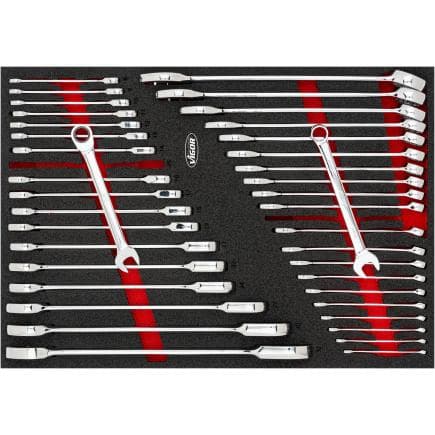 VIGOR V6807N - Jeu de clés mixtes à cliquet (40 pcs.)