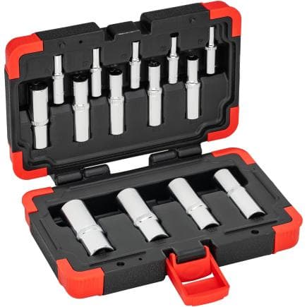 VIGOR V7014 - Jeu de douilles T 1/4"-3/8"-1/2" (14 pcs.)