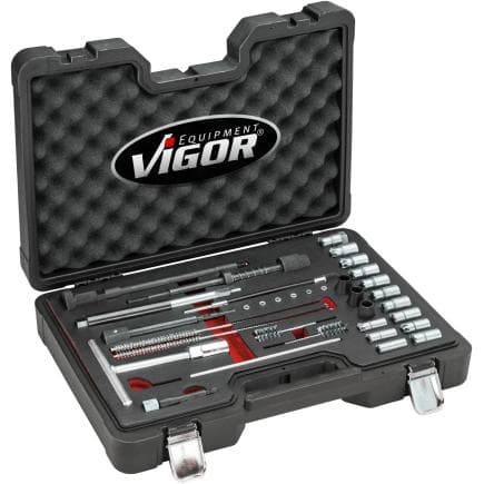 VIGOR V4941N - Jeu d'outils de nettoyage des puits d'injecteurs (23 pcs.)
