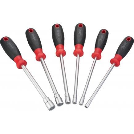 VIGOR V4199 - Jeu de clés à douilles emmanchées à 6 pans (6 pcs.)