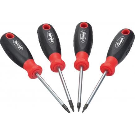 VIGOR V4418 - Jeu de tournevis TORX® (4 pcs.)