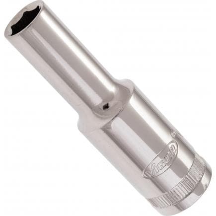 VIGOR V2585N - Douille à 6 pans, longue 1/2"