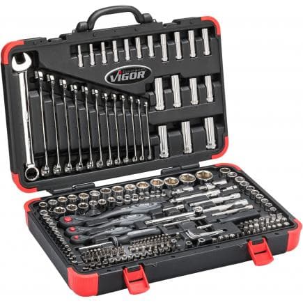 VIGOR V3277N - Jeu de douilles (212 pcs.)