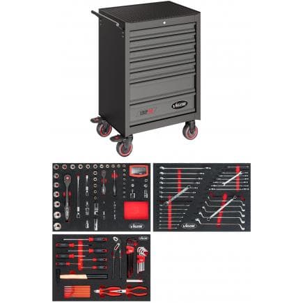 VIGOR V2379N - Chariot à outils Série M avec assortiment (164 pcs.)