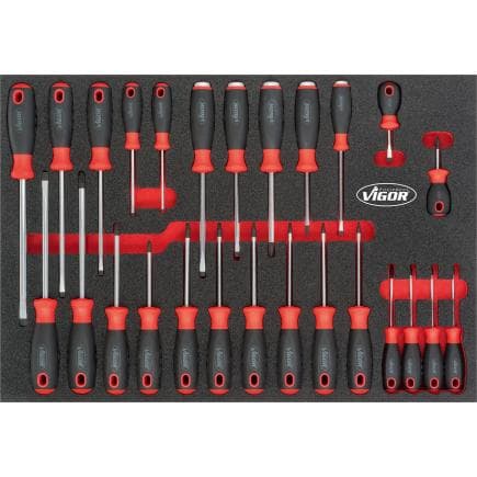 VIGOR V4588 - Jeu de tournevis pour VW et AUDI (26 pcs.)