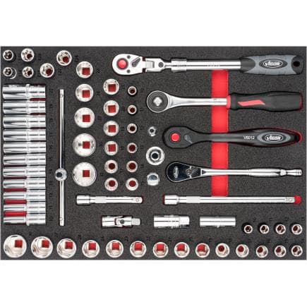 VIGOR V6822 - Jeu de clés à douille (65 pcs.)