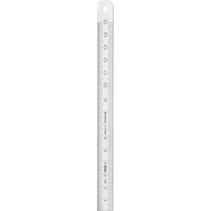 VOGEL 1012020050D - Stainless steel double-sided ruler 18 x 0,5 mm