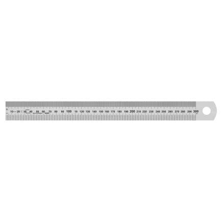 VOGEL 1018020030D - Stainless steel double-sided ruler 30 x 1,0 mm