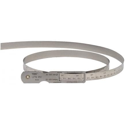 VOGEL 181611 - Circumference measuring tape "UFM" carbon steel engraved