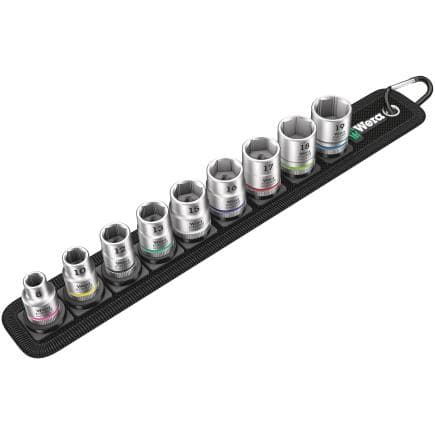 WERA 05003973001 - Jeu de douilles 3/8" (9 pcs.)
