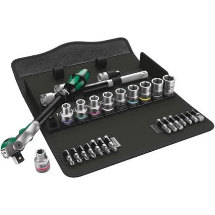WERA 05004079001 - Jeu cliquet Speed 1/2" et douille pouces (28 pcs.)